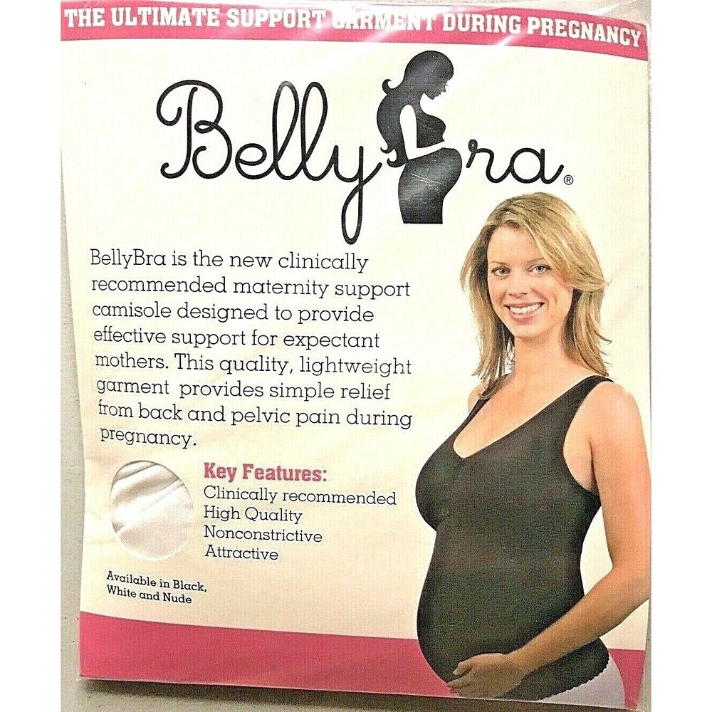 Maternity Belly Bra Support Camisole Baby Pregnancy Back Pelvic Relief XXL White